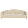 vidaXL Tagesbett mit Matratze Creme 80x200 cm Stoff
