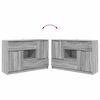 vidaXL Sideboard Graues Sonoma 100 x 30 x 65,6 Holzwerkstoff