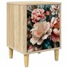 vidaXL Nachttisch BORNE Sonoma-Eiche 36 x 33 x 50 cm Holzwerkstoff