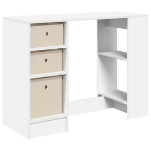 vidaXL Schreibtisch Wei&szlig; 100 x 40 x 75 cm Holzwerkstoff