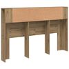 vidaXL Kopfteilschrank Artisan-Eiche 160 x 18,5 x 103,5 cm Holzwerkstoff