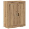 vidaXL Highboard 2 pcs Artisan-Eiche Holzwerkstoff