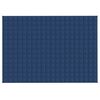 vidaXL Gewichtsdecke Blau 140x200 cm 6 kg Stoff