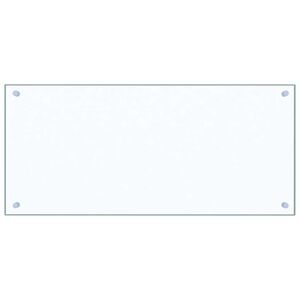 vidaXL K&uuml;chenr&uuml;ckwand Transparent 90&times;40 cm Hartglas