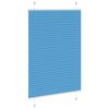 vidaXL Plissee Blau 100x150 cm Stoffbreite 99,4 cm Polyester