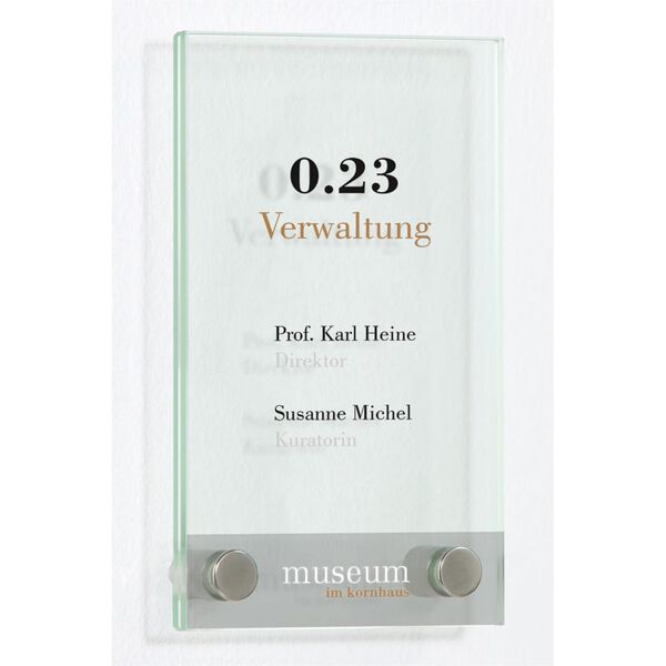 MOEDEL T&uuml;rschild Galerie 16x10x2,5 cm