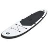 vidaXL SUP-Board-Set Aufblasbar Schwarz und Weiß