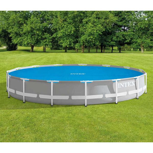 Intex Solar Poolabdeckung Blau 448 cm Polyethylen