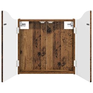 vidaXL Dartboard Schrank Altholz 56 x 12 x 63 cm Holzwerkstoff