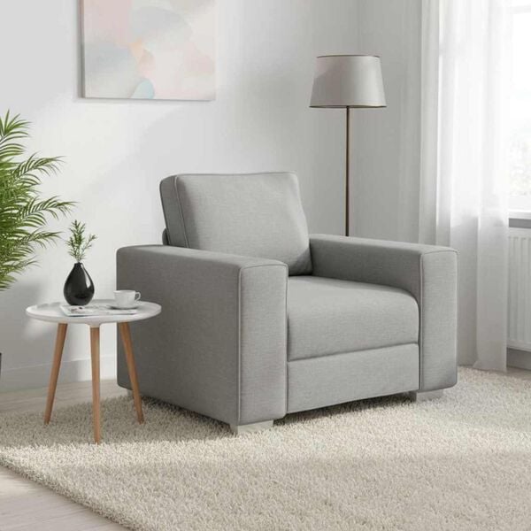 vidaXL Sofa 59cm Wolkengrau Stoff