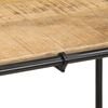 vidaXL Konsolentisch 110x42x76 cm Raues Mangoholz