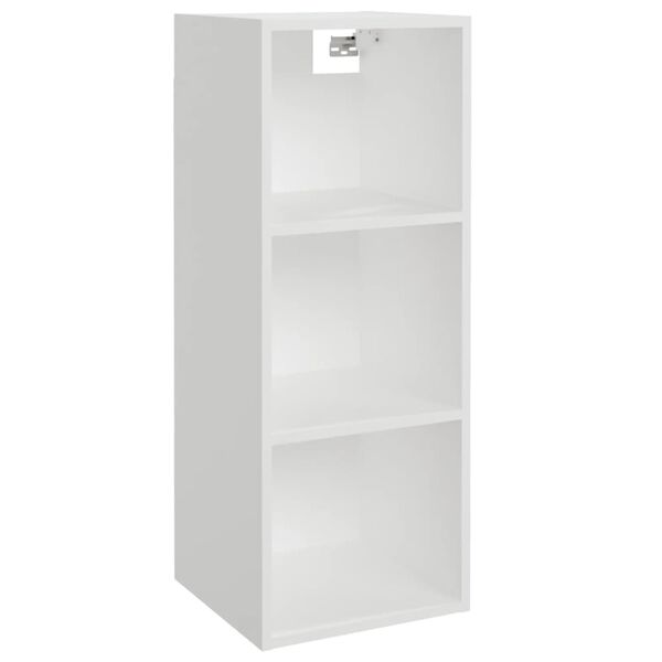 vidaXL Wandschrank Wei&szlig; 34,5x32,5x90 cm Holzwerkstoff