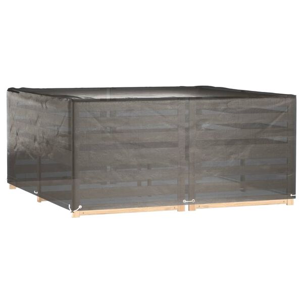 vidaXL Gartenmöbel-Abdeckungen 2 Stk. 16 Ösen 205x205x90cm Quadratisch