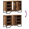 vidaXL Waschbeckenschrank Altholz 91 x 35 x 60 cm Holzwerkstoff
