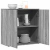vidaXL Sideboard Grau Sonoma 79x38x80 cm Holzwerkstoff