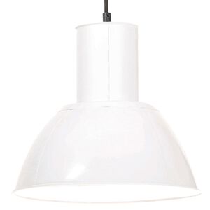 vidaXL H&auml;ngelampe 25 W Wei&szlig; Rund 28,5 cm E27