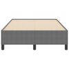 vidaXL Boxspringbett Hellgrau 120 x 190 cm Samt