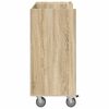 vidaXL Golf Schrank Mit Rad Uni Sonoma-Eiche 90 x 45 x 98 cm