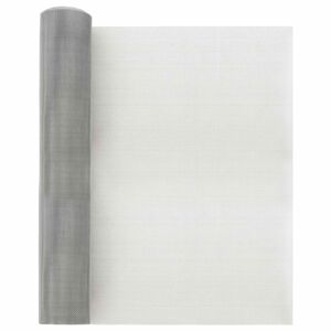 vidaXL Drahtgeflecht 40 x 500 cm 18 Mesh Edelstahl 304 Silber