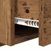vidaXL Kopfteil mit Schrank mit Schubladen 3 pcs Altholz Holzwerkstoff