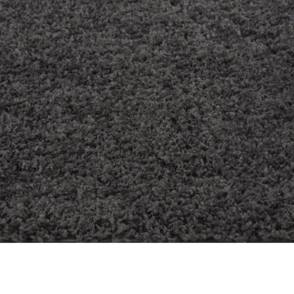 vidaXL Teppich Shaggy Hochflor Anthrazit 200x290 cm