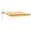 vidaXL Ausziehbare Markise Sand 350 x 250 cm Polyester