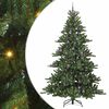 vidaXL K&uuml;nstlicher klappbarer Weihnachtsbaum Gr&uuml;n 240 cm PVC und Stahl