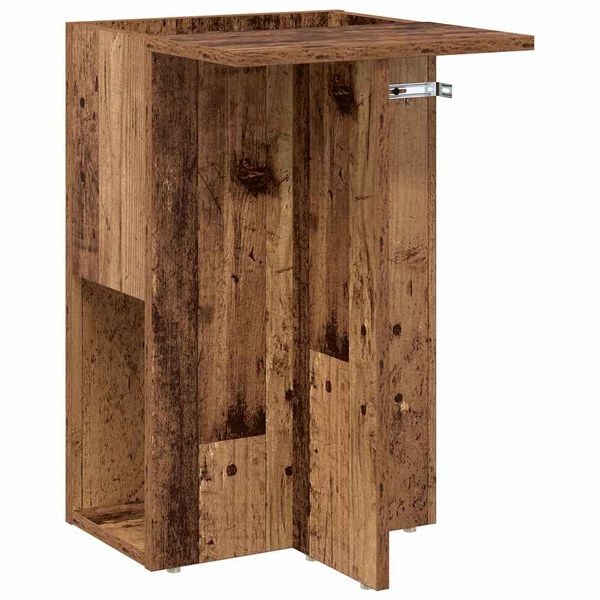 vidaXL Beistelltisch Altholz 35 x 40 x 55 cm Holzwerkstoff