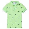 Kinder-Poloshirt Neongr&uuml;n 116