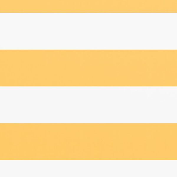 vidaXL Balkon-Sichtschutz Wei&szlig; und Gelb 75x300 cm Oxford-Gewebe