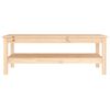 vidaXL Couchtisch 110x50x40 cm Massivholz Kiefer