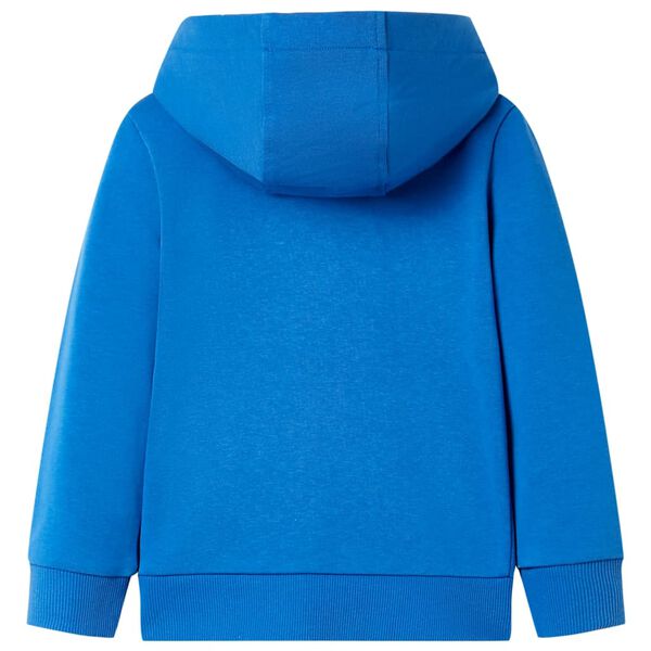 Kinder-Kapuzenpullover mit Rei&szlig;verschluss Blau 116