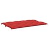 vidaXL Gartenbank-Auflage Rot 150x(50+50)x7 cm Oxford-Gewebe
