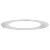 vidaXL geeignet f&uuml;r flachen Baumring Silber &Oslash;60/90 cm Verzinkter Stahl