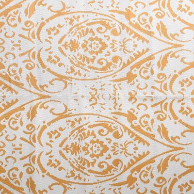 vidaXL Outdoor-Teppich Orange und Weiß 190x290 cm PP