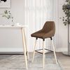 vidaXL Barhocker Taupe Stoff