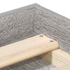 vidaXL Bettgestell Grau Sonoma 140x190 cm