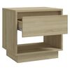 vidaXL Nachttische 2 Stk. Sonoma-Eiche 45x34x44 cm Holzwerkstoff