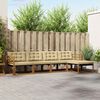 vidaXL Outdoor-Sofagarnitur mit Kissen 5 pcs Natur und Beige