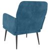 vidaXL Sessel Blau 62x79x79 cm Samt