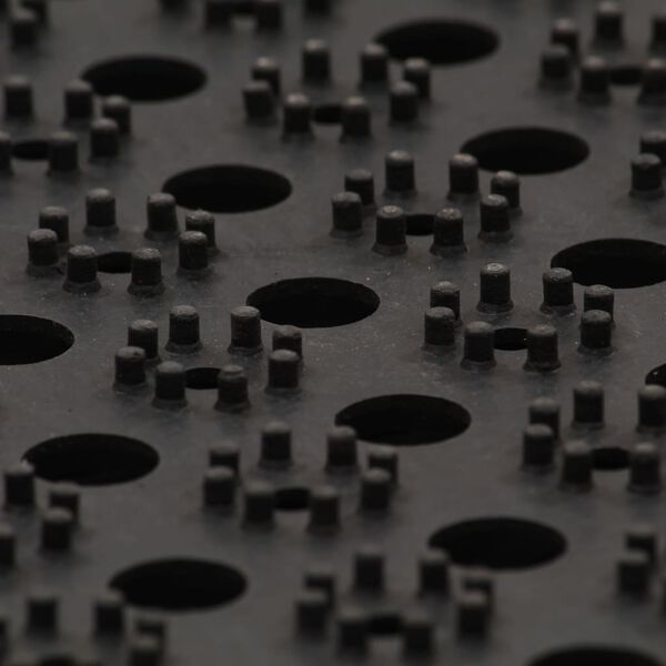 vidaXL Fu&szlig;matte Rechteckig 40x60 cm Gummi