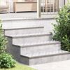 vidaXL Treppe Tritt Rechtwinklig 4 pcs Silber 100 x 30 cm Aluminium