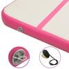 vidaXL Aufblasbare Gymnastikmatte mit Pumpe 600x100x20 cm PVC Rosa