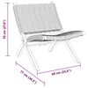 vidaXL Relaxstuhl Natur Kubu-Rattan und Massivholz Mahagoni