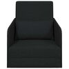 vidaXL Schlafsofa Schwarz 65 x 80 x 83 cm Samt
