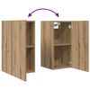 vidaXL TV-Schrank-Set Wandmontiert 6 pcs Artisan-Eiche Holzwerkstoff