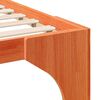 vidaXL Bettrahmen Braun 75 x 190 cm Massives Kiefernholz