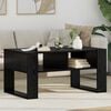 vidaXL Couchtisch Schwarz Eichen-Optik 92 x 53 x 45 cm Holzwerkstoff
