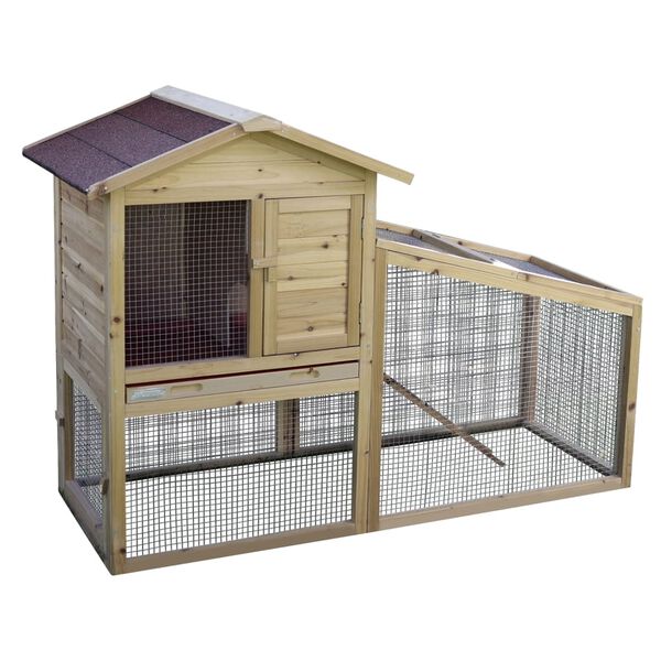 Kerbl Nagerstall Freetime 140x65x100 cm Holz Lasiert