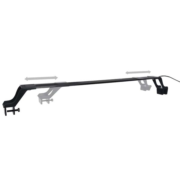 vidaXL LED-Aquariumleuchte mit Klemmen 55-70 cm Blau und Wei&szlig;